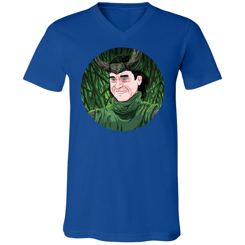 Unisex V-Neck T-Shirt - SSHEWGNP - True Royal - 4