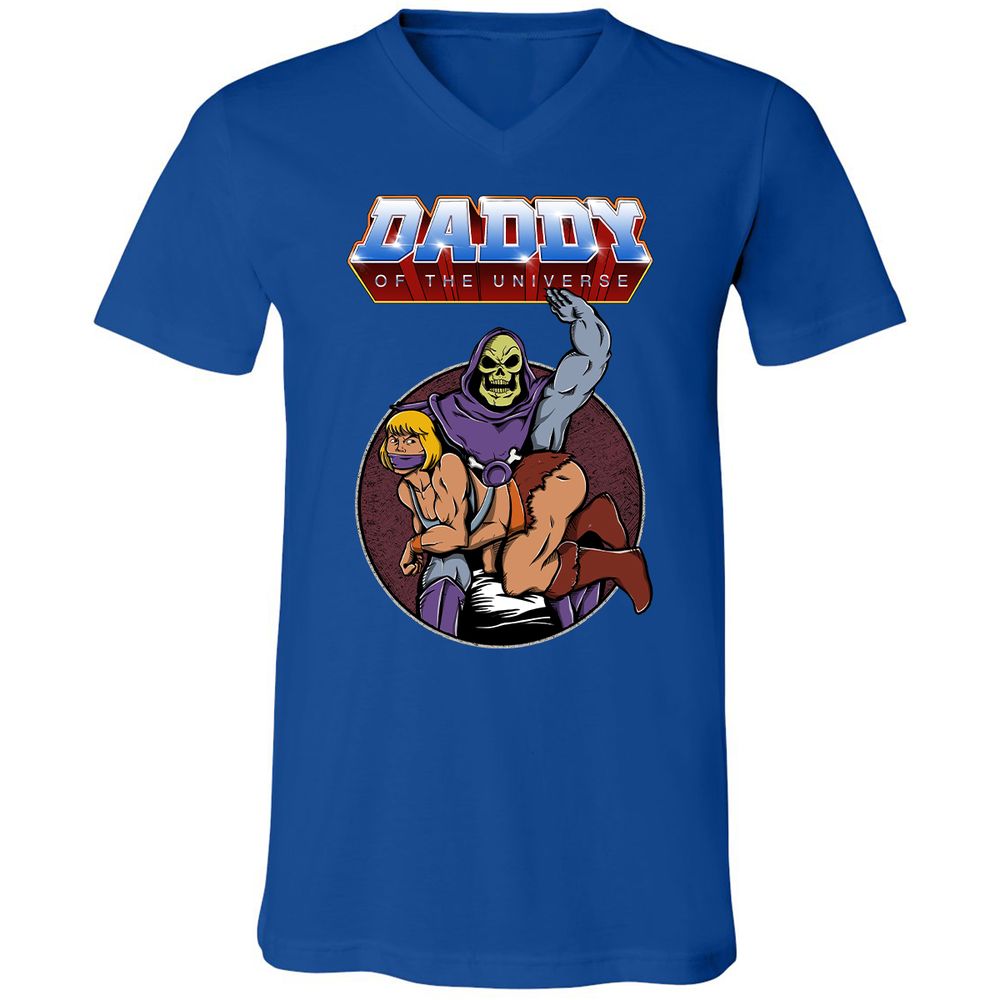 Unisex V-Neck T-Shirt - THDVCD5H - True Royal - 4