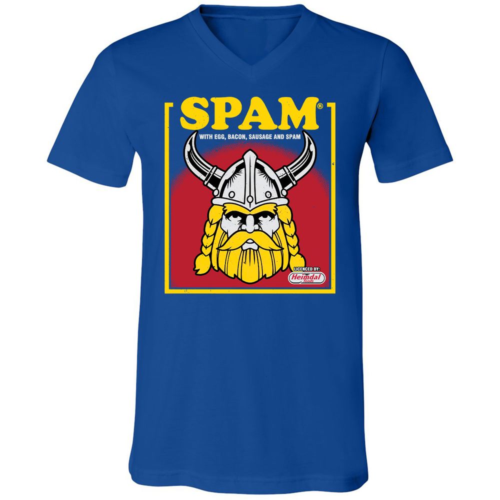 Unisex V-Neck T-Shirt - 2CVFT3V8 - True Royal - 4