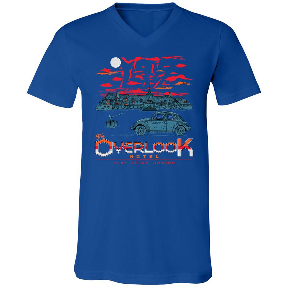 Unisex V-Neck T-Shirt - SKKS5CML - True Royal - 4