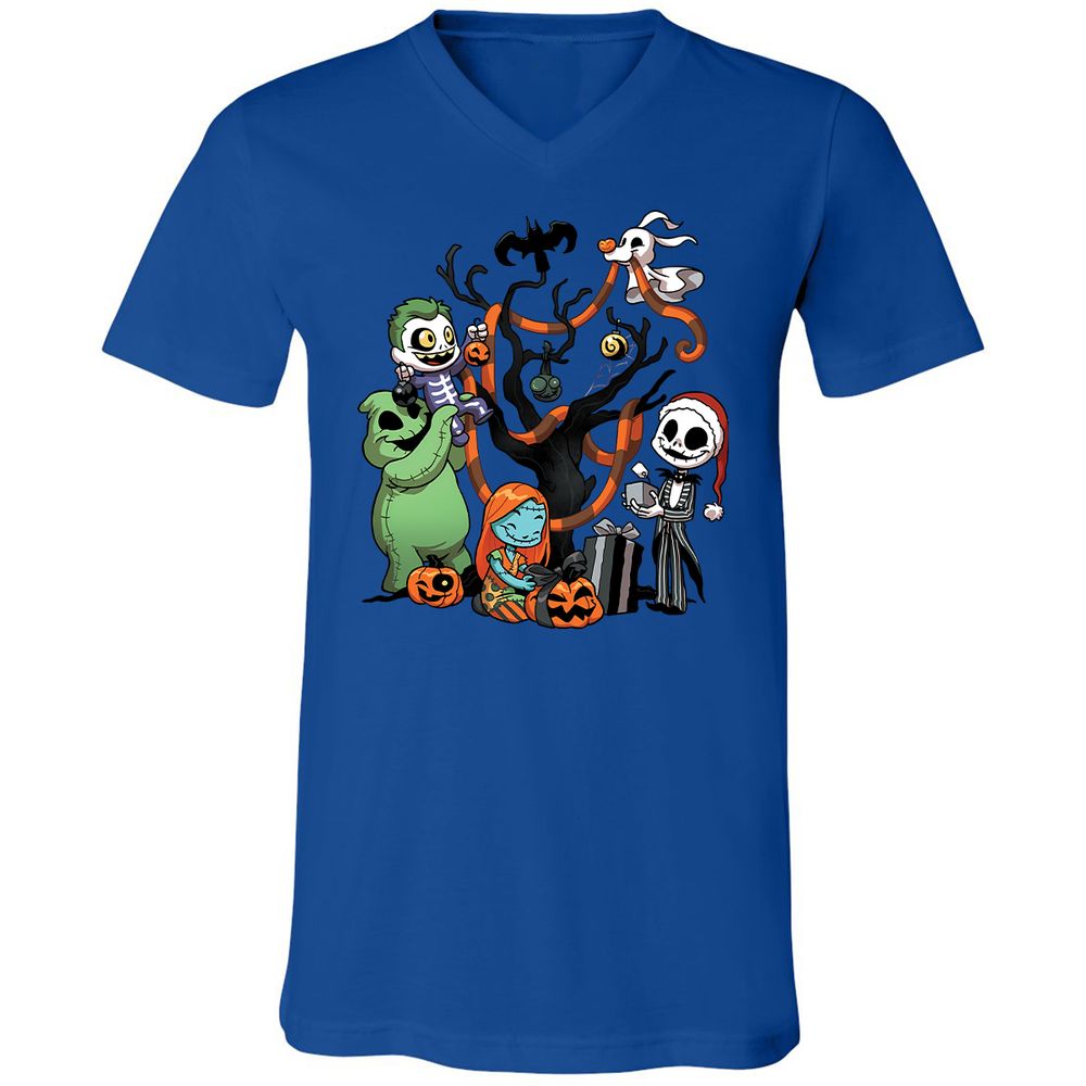 Unisex V-Neck T-Shirt - N5VNT14P - True Royal - 4
