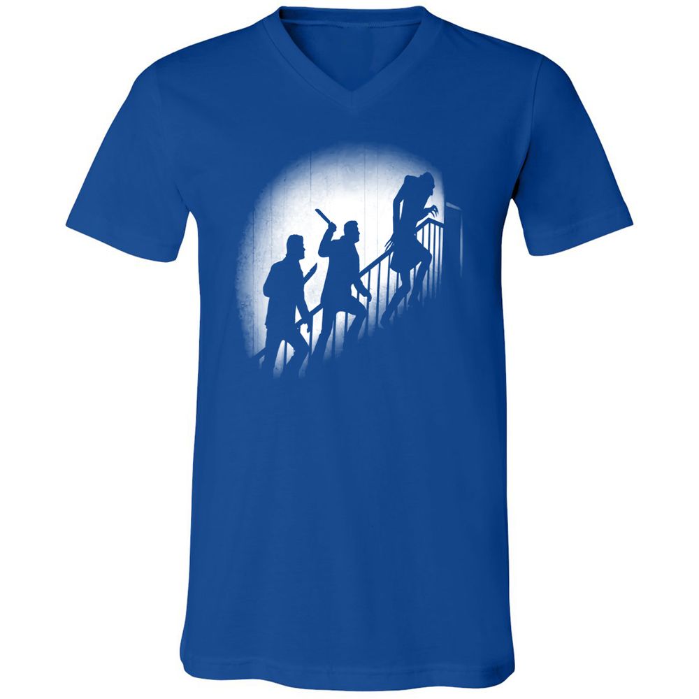 Unisex V-Neck T-Shirt - 985RYNUX - True Royal - 4