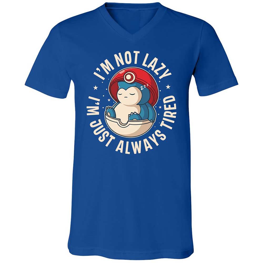 Unisex V-Neck T-Shirt - UT5T9K3M - True Royal - 4