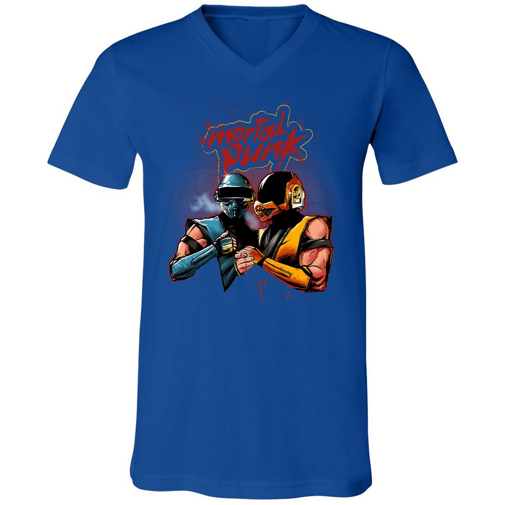 Unisex V-Neck T-Shirt - 4CFC43DX - True Royal - 4