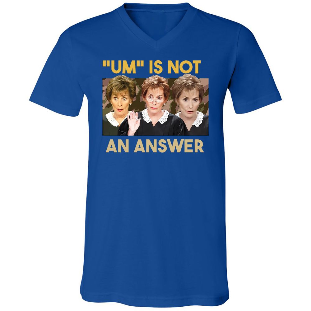 Unisex V-Neck T-Shirt - R82VV5LR - True Royal - 4