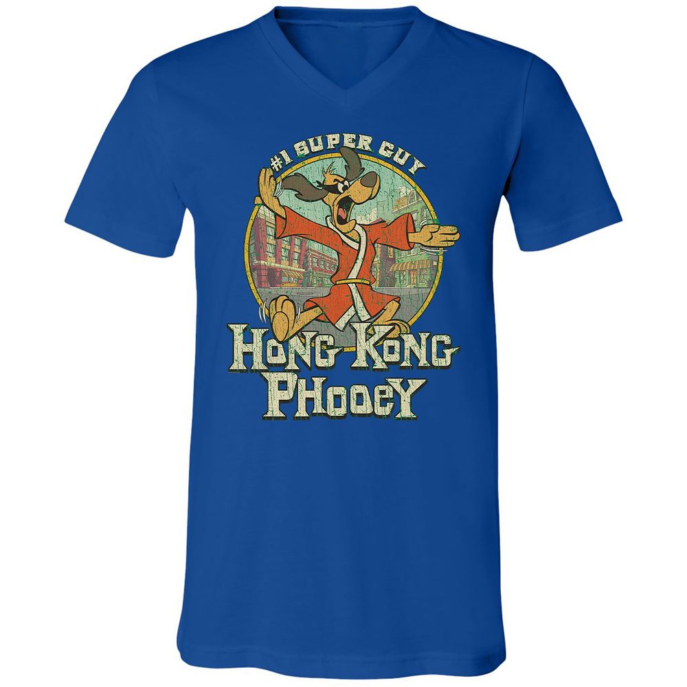 Unisex V-Neck T-Shirt - JEVKKG29 - True Royal - 4
