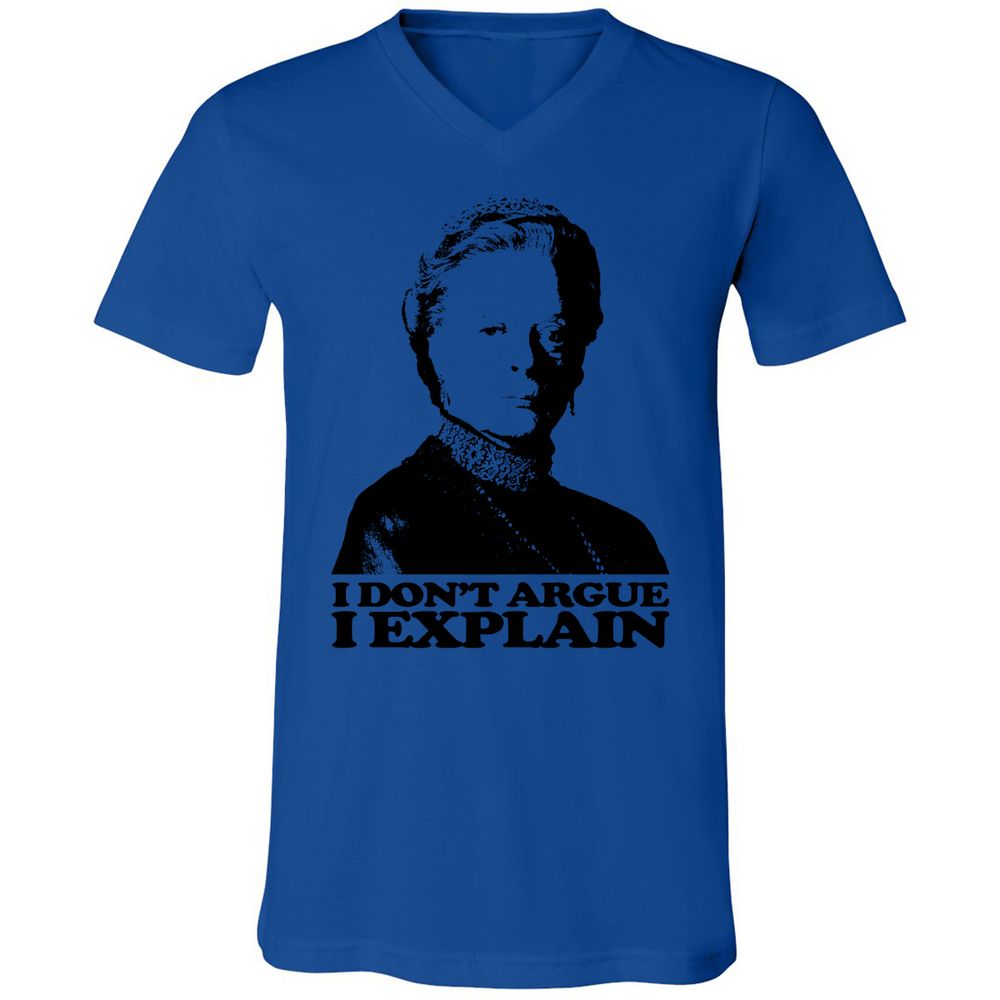 Unisex V-Neck T-Shirt - J3E991WP - True Royal - 4