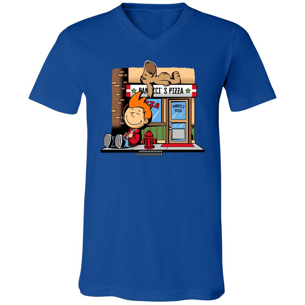 Unisex V-Neck T-Shirt - UCC41M6Y - True Royal - 4