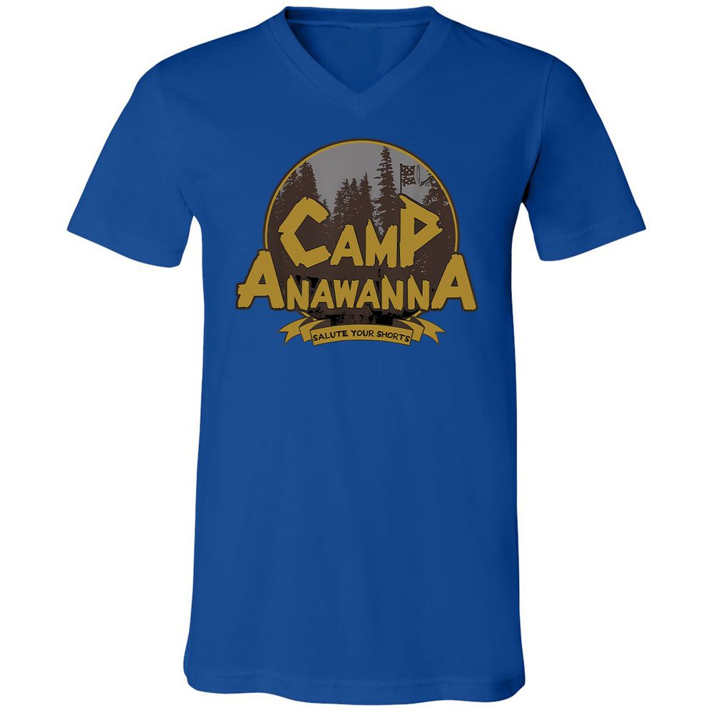 Unisex V-Neck T-Shirt - F4A41ZTT - True Royal - 4