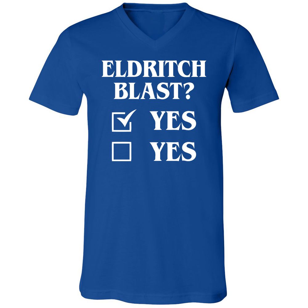 Unisex V-Neck T-Shirt - ARAFVXQN - True Royal - 4