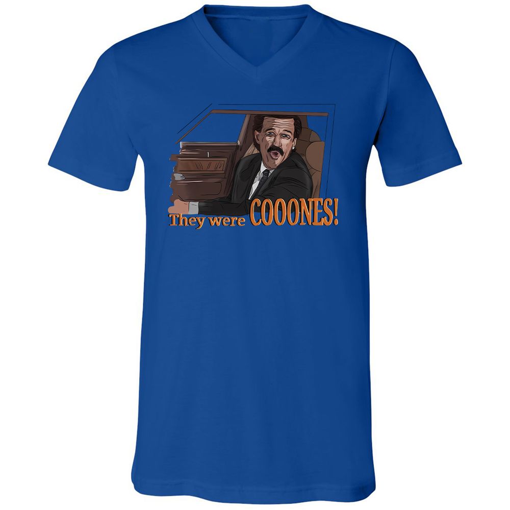 Unisex V-Neck T-Shirt - WS6JSYWS - True Royal - 4