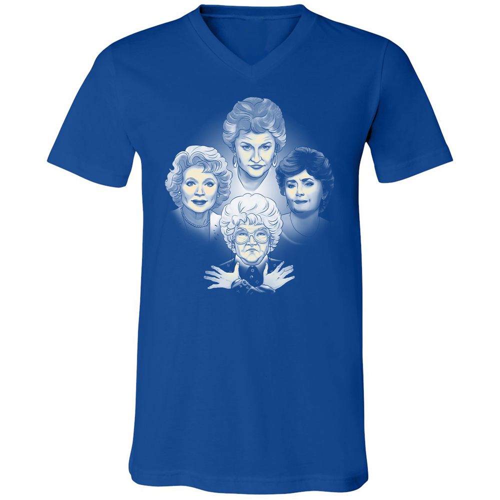 Unisex V-Neck T-Shirt - BH3LFBG5 - True Royal - 4