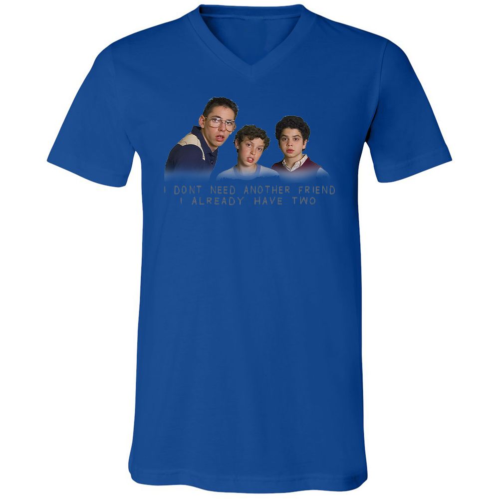 Unisex V-Neck T-Shirt - PSJHRQ13 - True Royal - 4