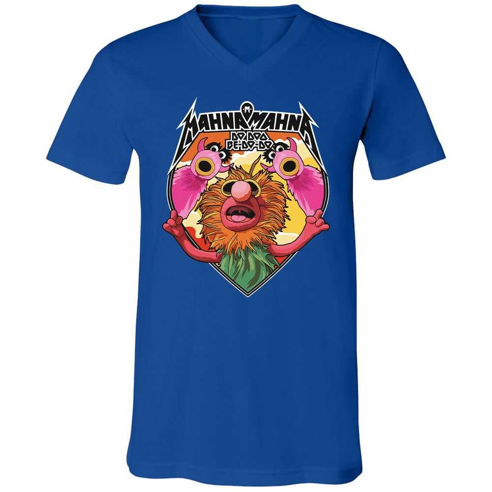 Unisex V-Neck T-Shirt - CSVSC2VL - True Royal - 4