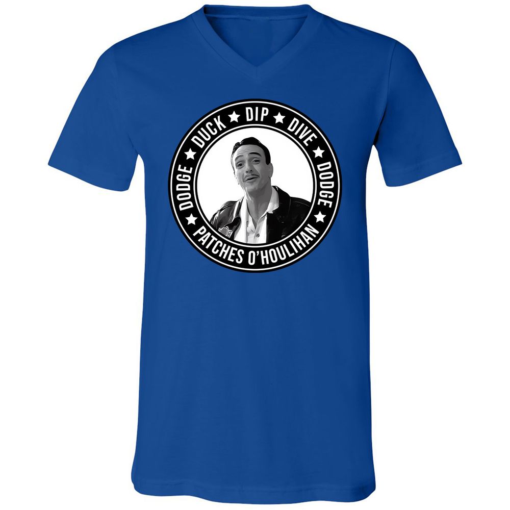 Unisex V-Neck T-Shirt - WHCH8HE1 - True Royal - 4