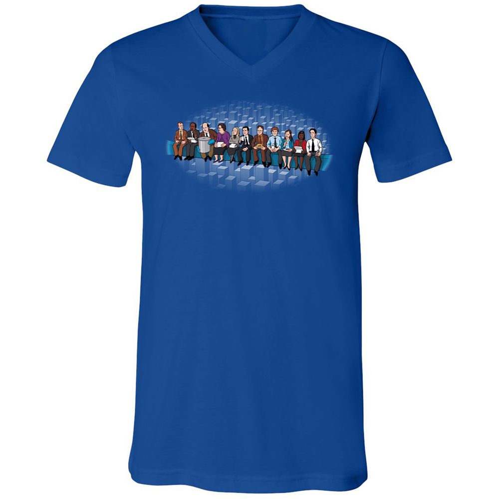 Unisex V-Neck T-Shirt - JWTS2CKX - True Royal - 4