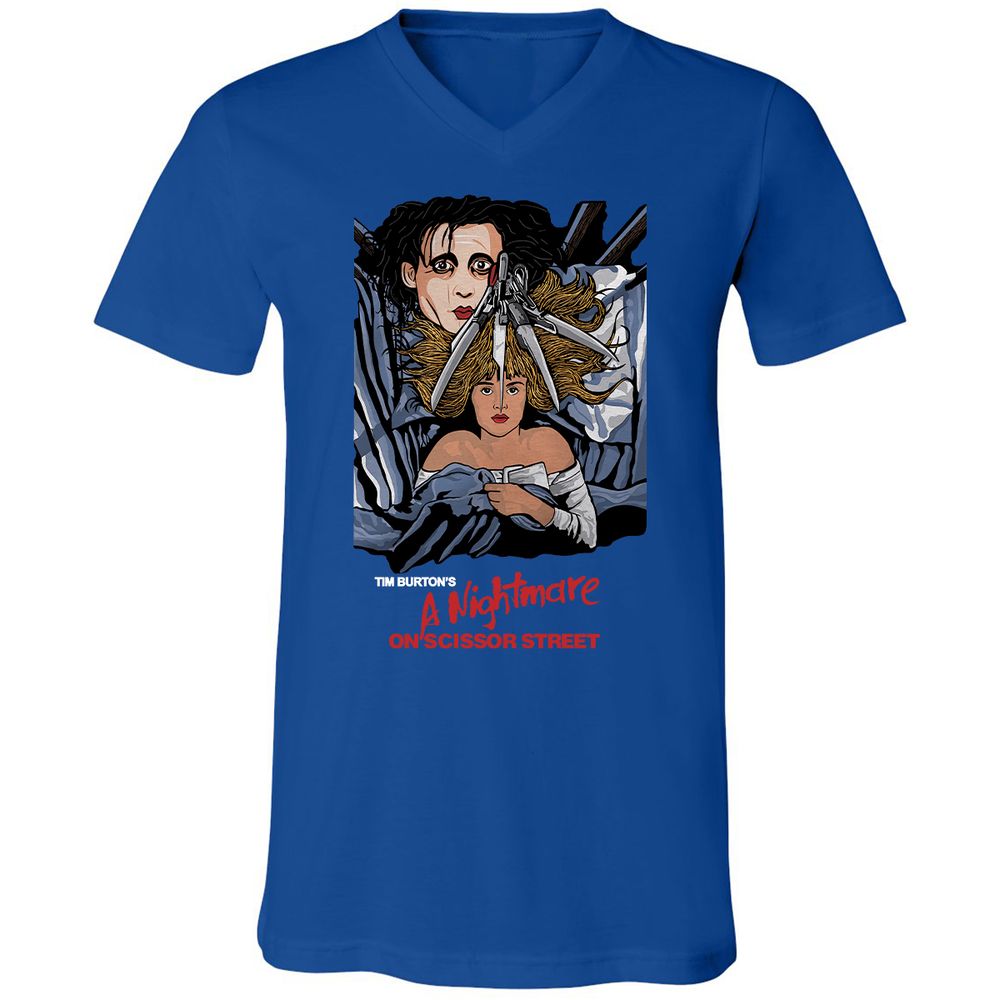 Unisex V-Neck T-Shirt - 28UUK48K - True Royal - 4