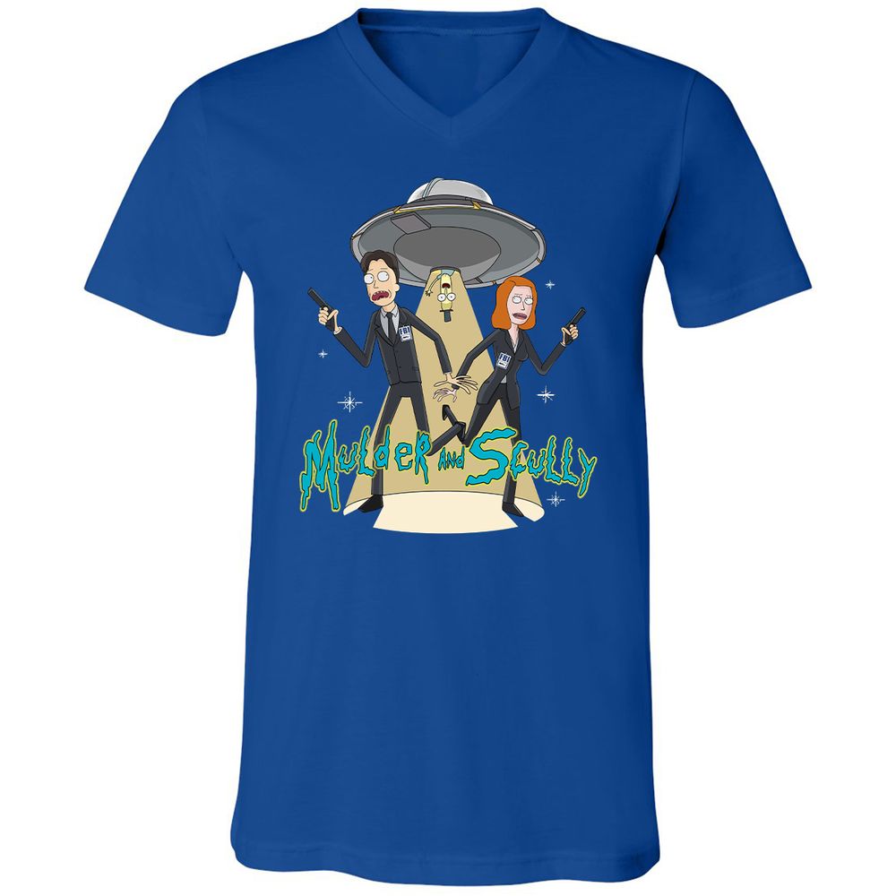 Unisex V-Neck T-Shirt - UBGAG5X2 - True Royal - 4