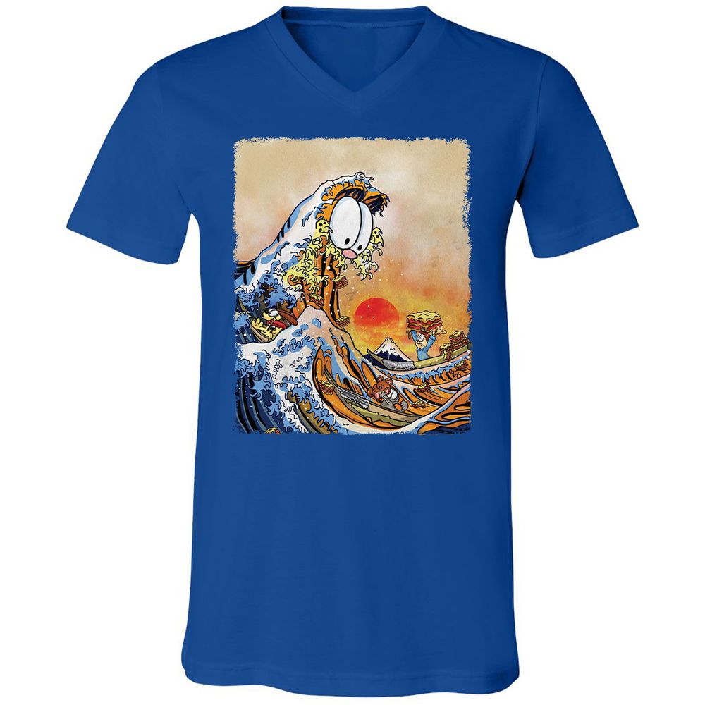 Unisex V-Neck T-Shirt - VRM8HMR1 - True Royal - 4