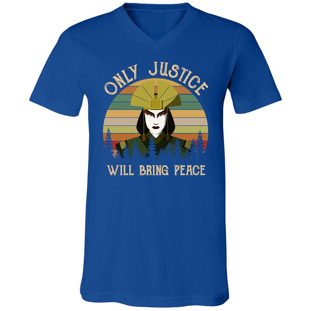 Unisex V-Neck T-Shirt - WK3SZT3T - True Royal - 4