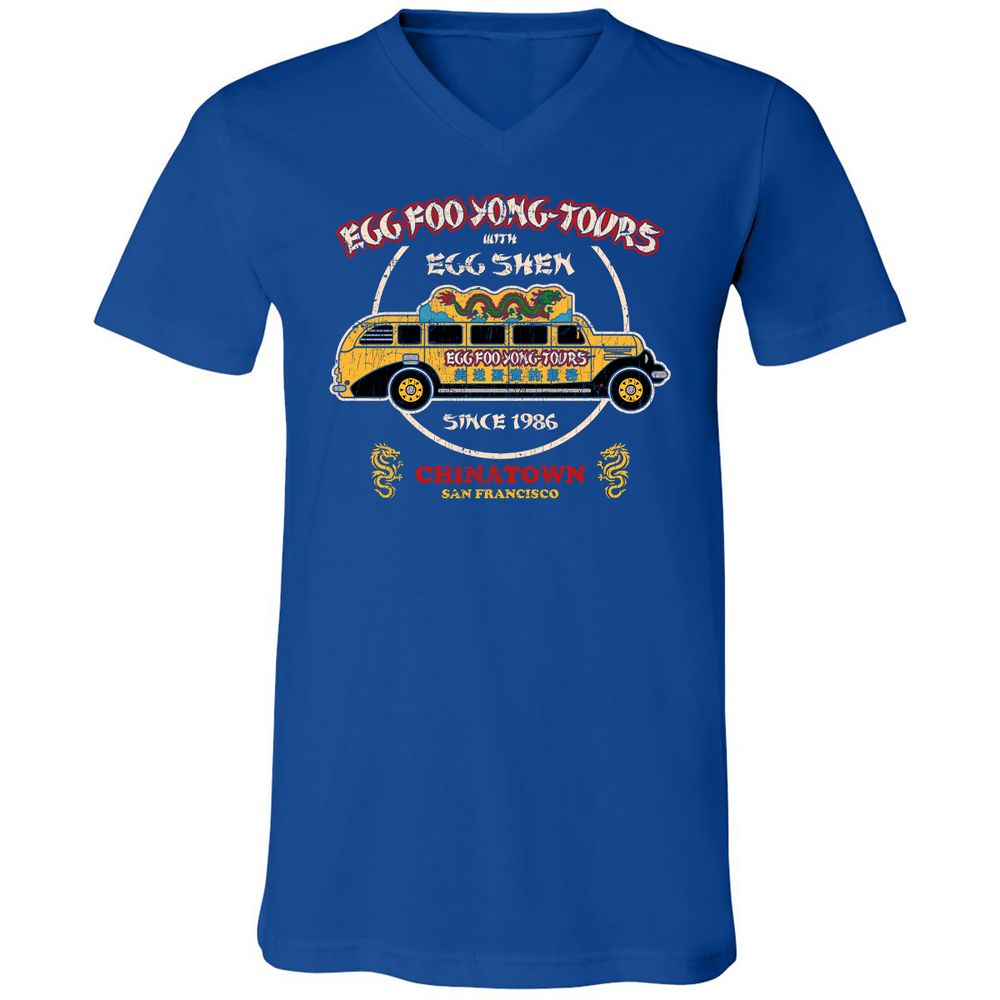 Unisex V-Neck T-Shirt - RTMN27JB - True Royal - 4