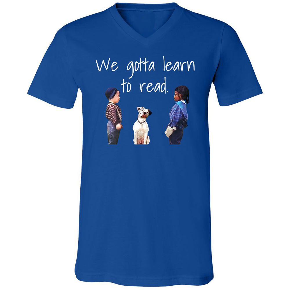 Unisex V-Neck T-Shirt - RB473FAD - True Royal - 4