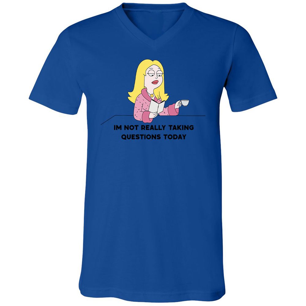 Unisex V-Neck T-Shirt - Z261ZKDU - True Royal - 4