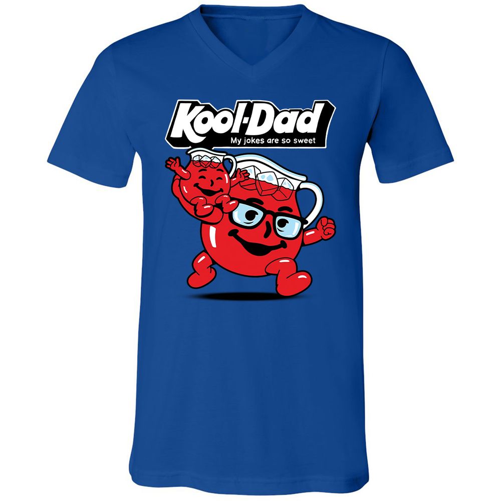 Unisex V-Neck T-Shirt - 8PN64PJ9 - True Royal - 4
