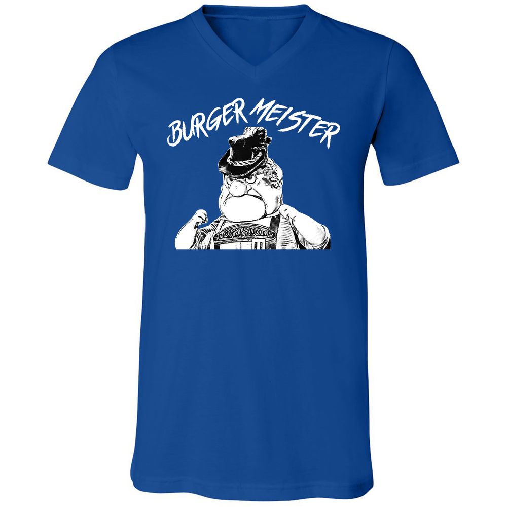 Unisex V-Neck T-Shirt - A1SYCWE1 - True Royal - 4