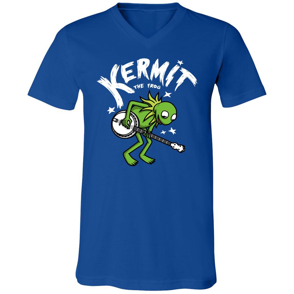 Unisex V-Neck T-Shirt - RGU2332C - True Royal - 4