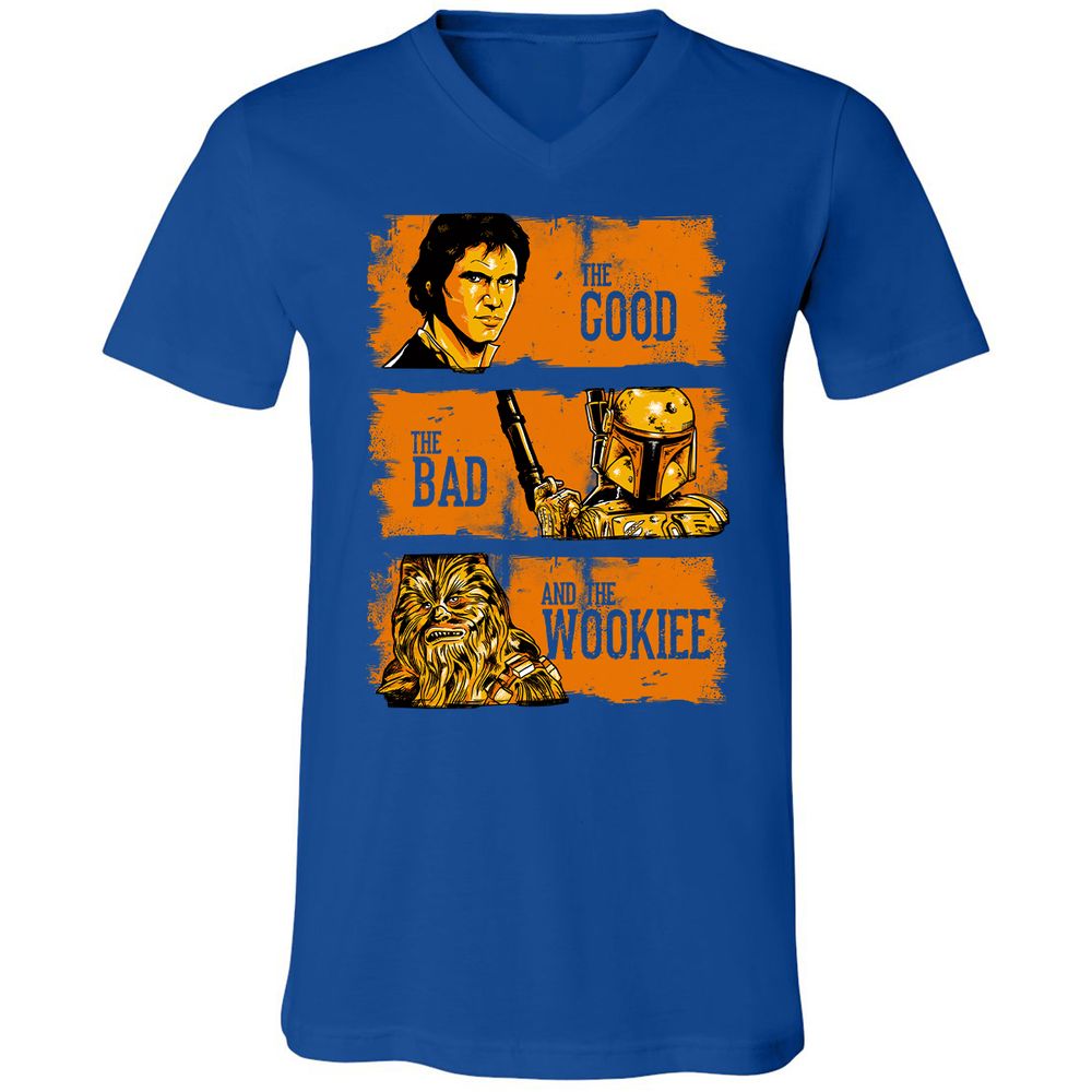 Unisex V-Neck T-Shirt - MR1DTZ7B - True Royal - 4