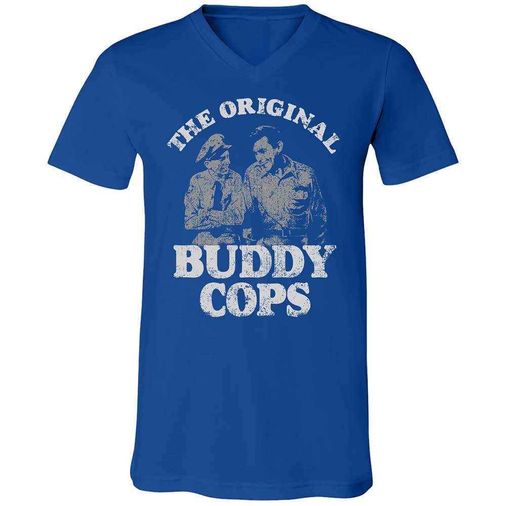 Unisex V-Neck T-Shirt - LR89QXS4 - True Royal - 4