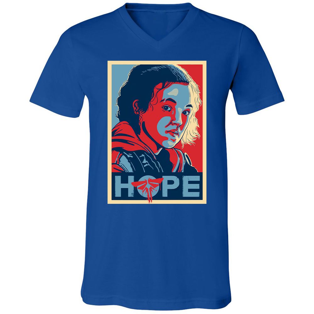 Unisex V-Neck T-Shirt - 1PPPSS8R - True Royal - 4