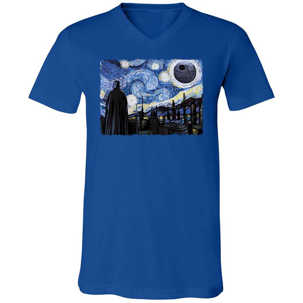 Unisex V-Neck T-Shirt - 9X8DBMHX - True Royal - 4