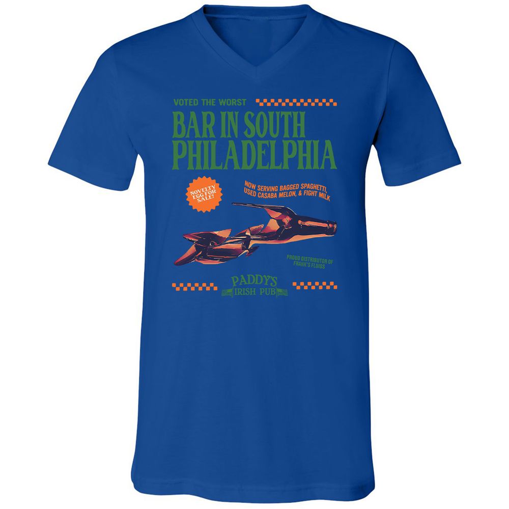 Unisex V-Neck T-Shirt - VDDTA4A1 - True Royal - 4