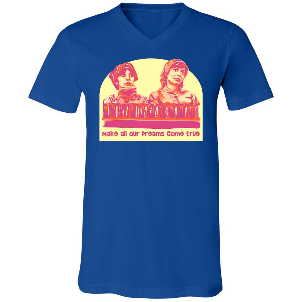 Unisex V-Neck T-Shirt - 3KA91UEZ - True Royal - 4