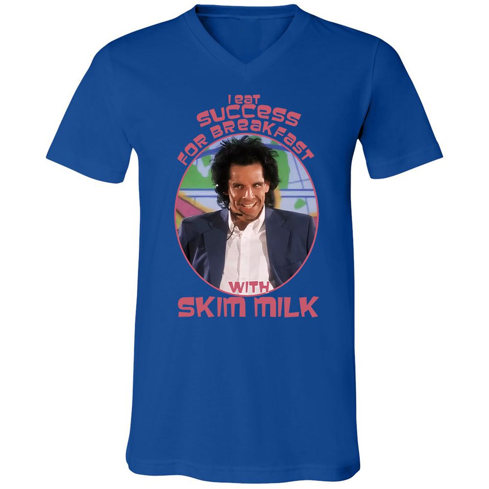Unisex V-Neck T-Shirt - SY5DG28J - True Royal - 4