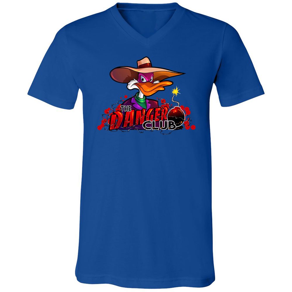 Unisex V-Neck T-Shirt - RWCKX19B - True Royal - 4