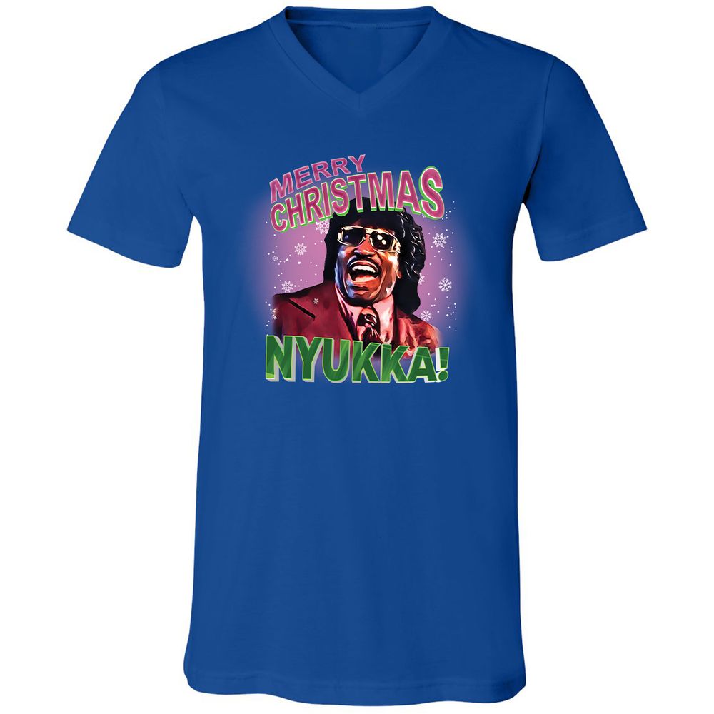 Unisex V-Neck T-Shirt - 5Z99X658 - True Royal - 4