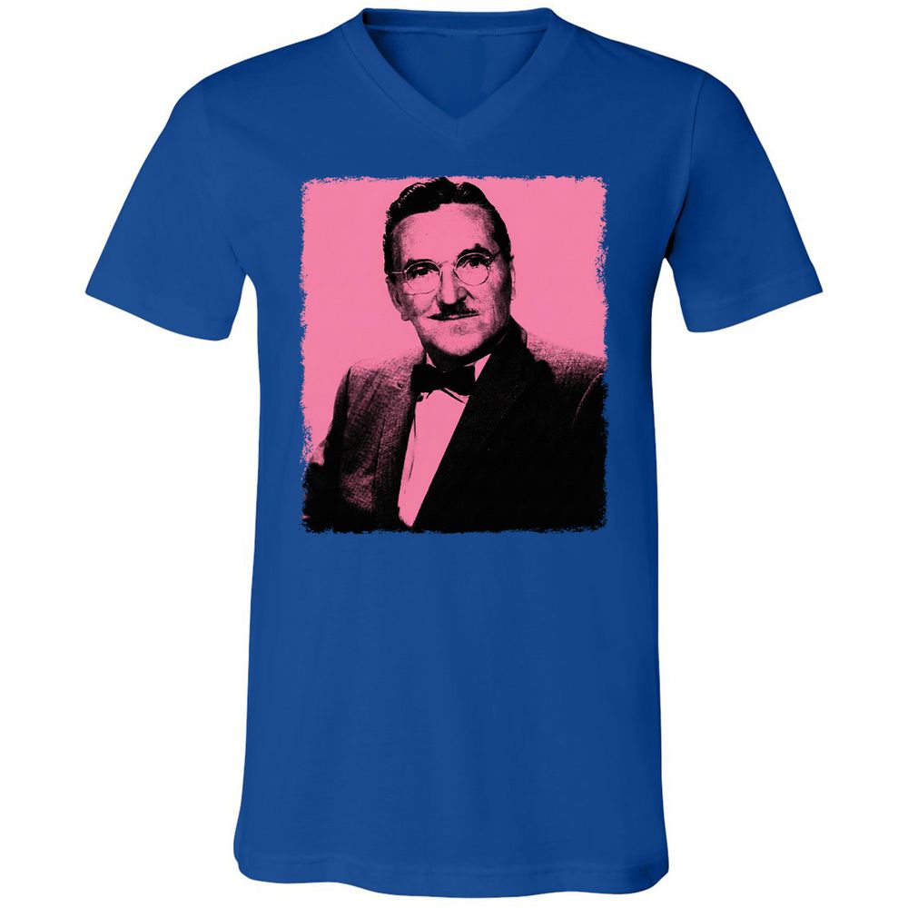 Unisex V-Neck T-Shirt - GUVVTRJ3 - True Royal - 4