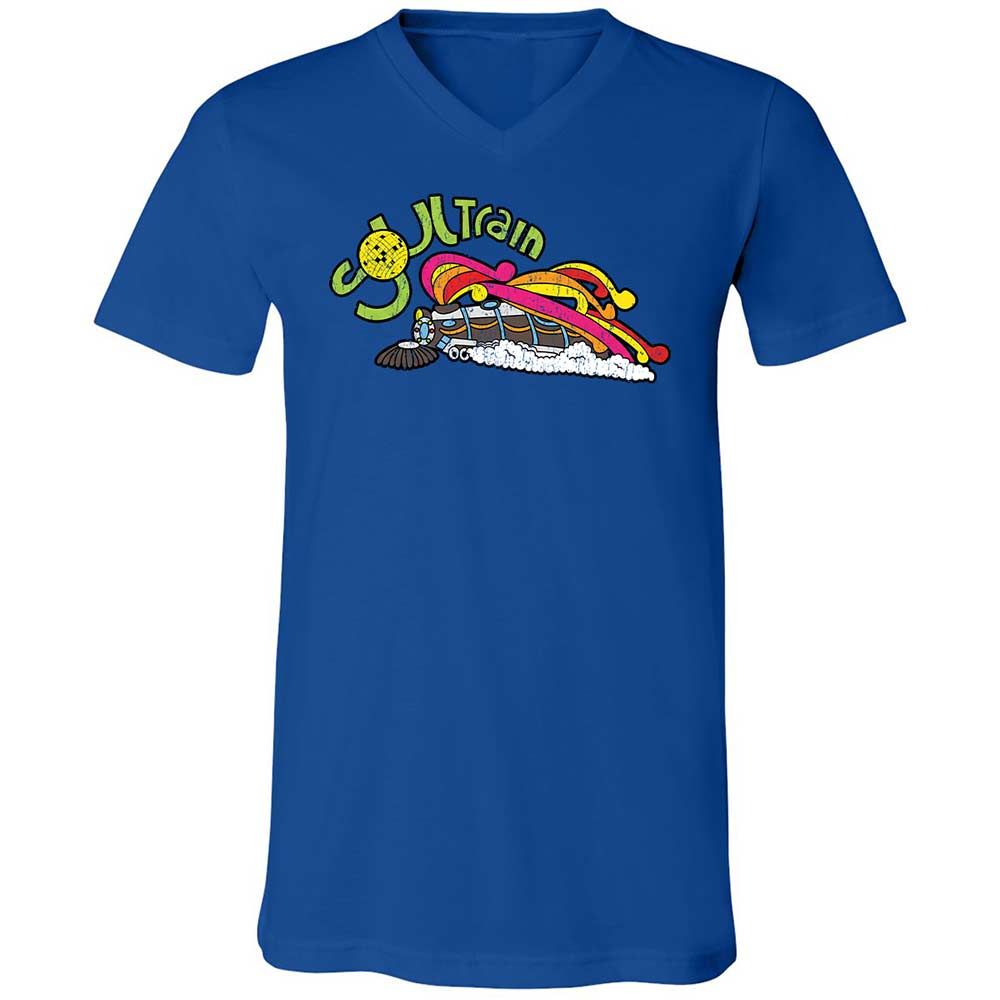 Unisex V-Neck T-Shirt - X5GFR4KM - True Royal - 4