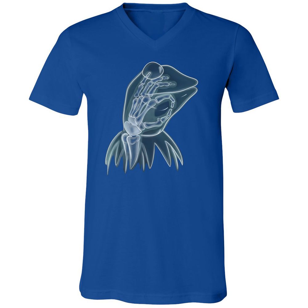 Unisex V-Neck T-Shirt - Z2Z55139 - True Royal - 4