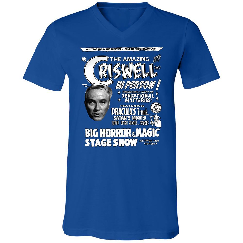 Unisex V-Neck T-Shirt - BN9QW9NK - True Royal - 4