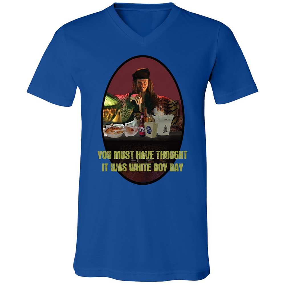 Unisex V-Neck T-Shirt - KWL4XA13 - True Royal - 4