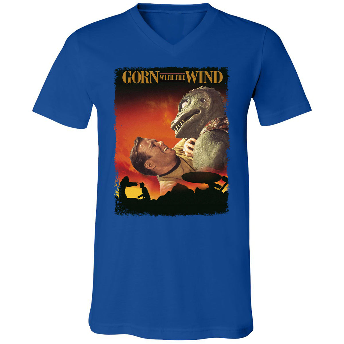 Unisex V-Neck T-Shirt - ASV5TAAZ - True Royal - 4