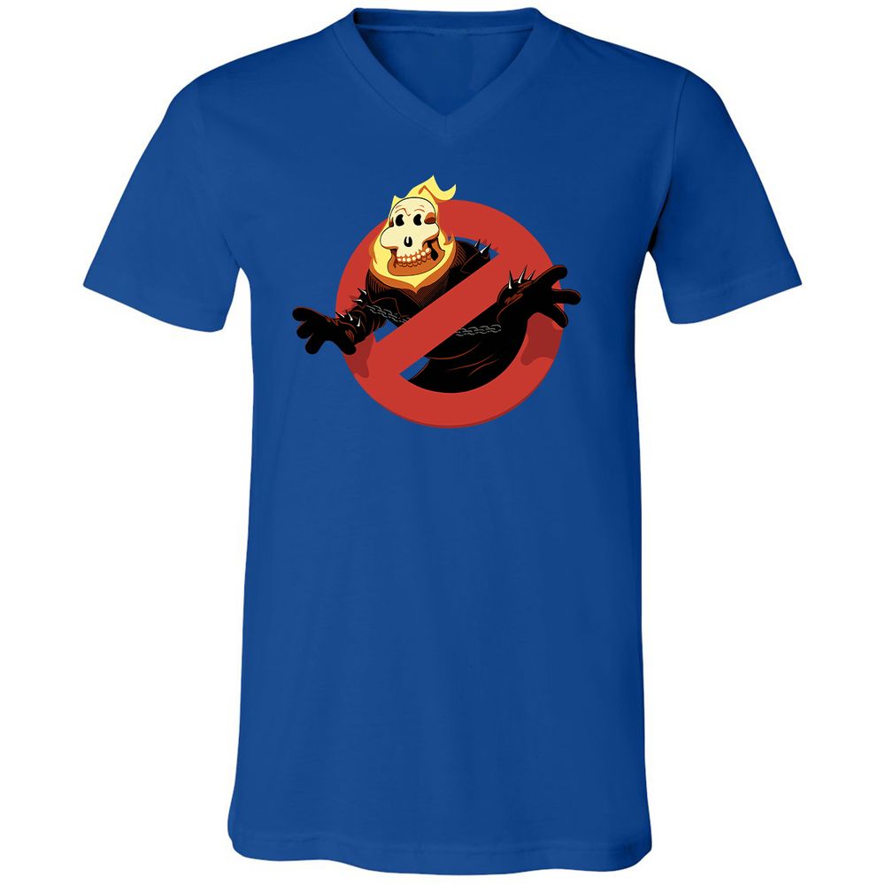 Unisex V-Neck T-Shirt - NDVUBBAZ - True Royal - 4