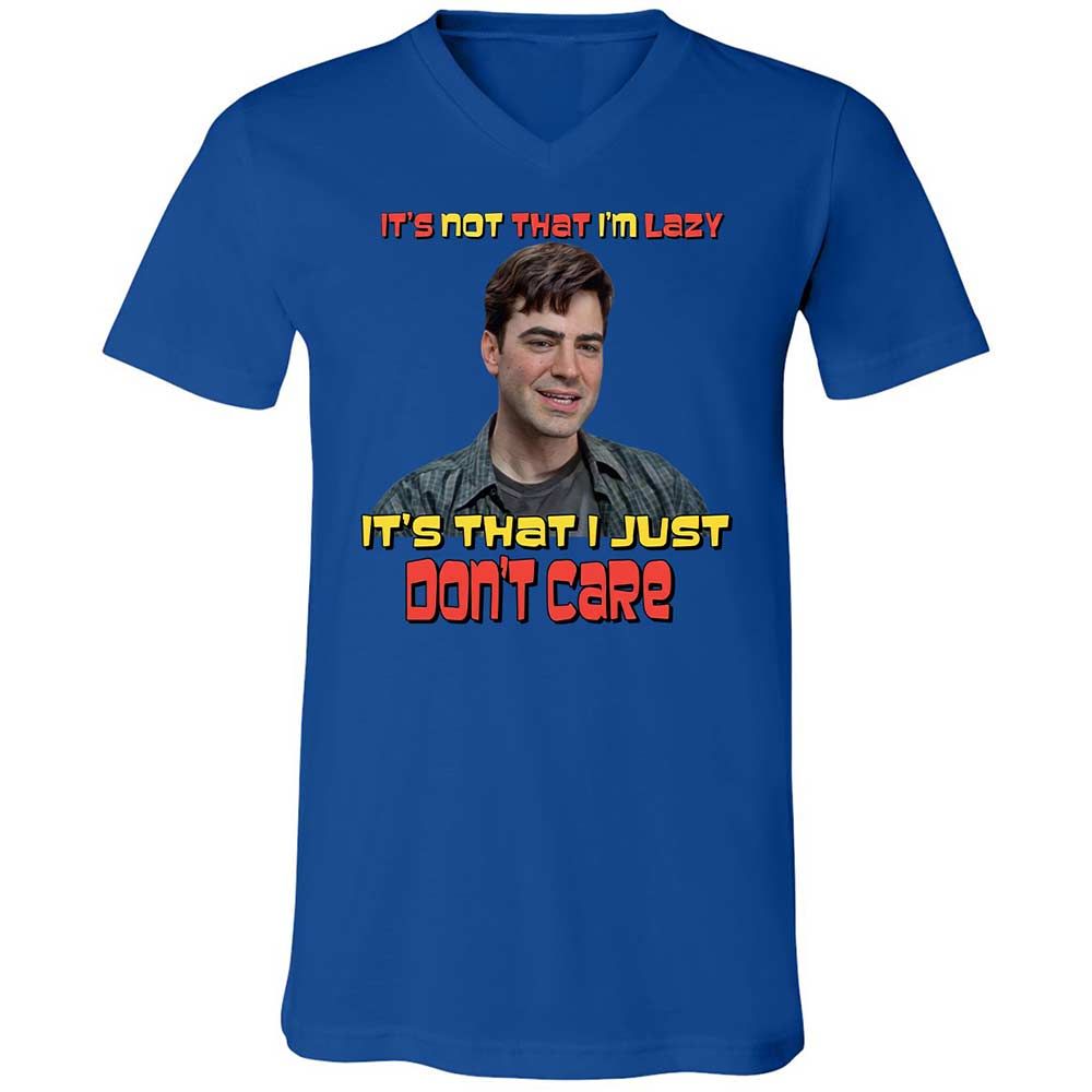 Unisex V-Neck T-Shirt - DPS1MUUZ - True Royal - 4