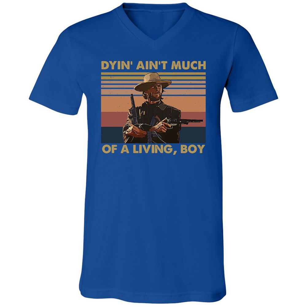 Unisex V-Neck T-Shirt - 2ZWNTPCW - True Royal - 4