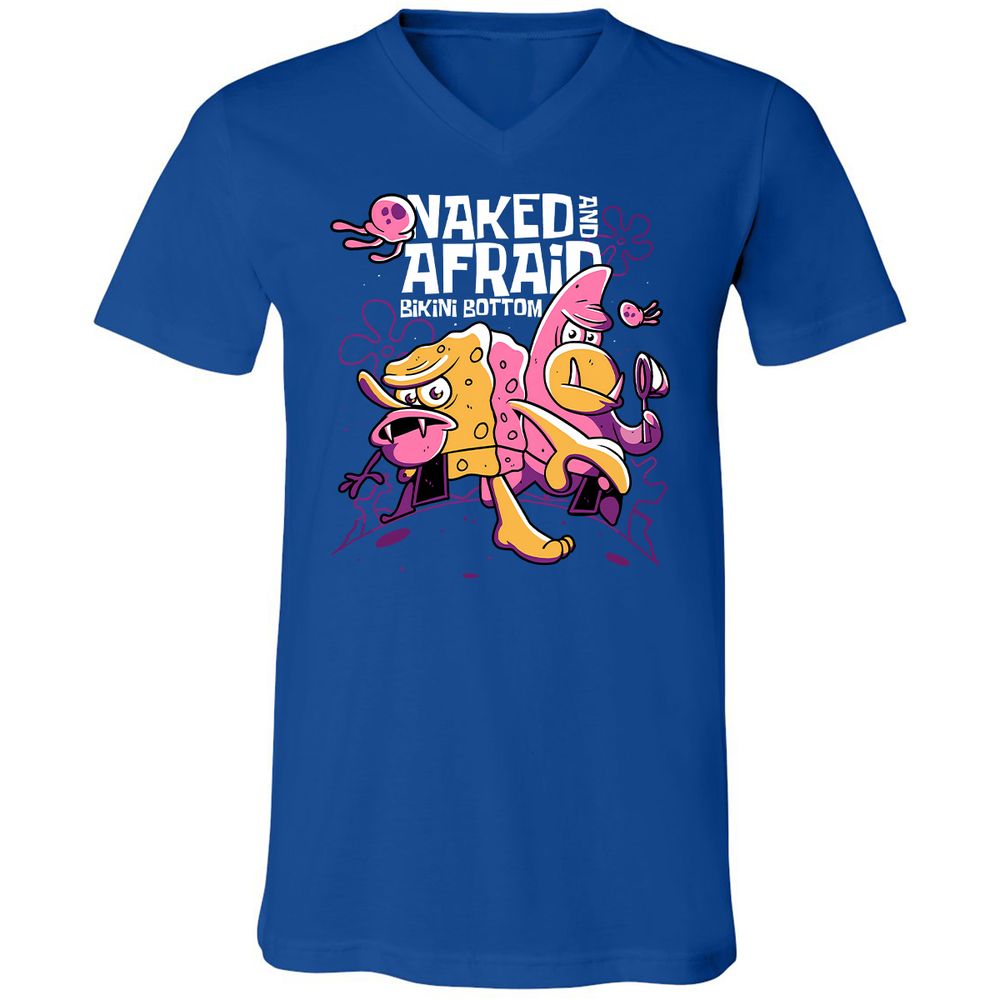 Unisex V-Neck T-Shirt - UNT6NFRV - True Royal - 4