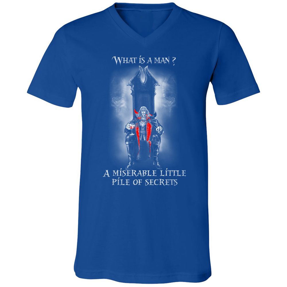 Unisex V-Neck T-Shirt - V26AQM6W - True Royal - 4